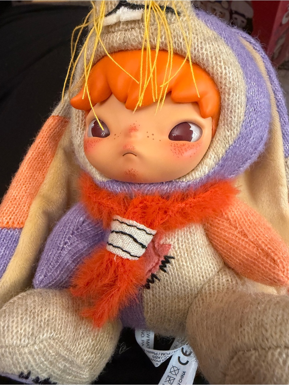 POP MART Hirono After Dark Series Plush Doll Pendant-RUNAWAY
